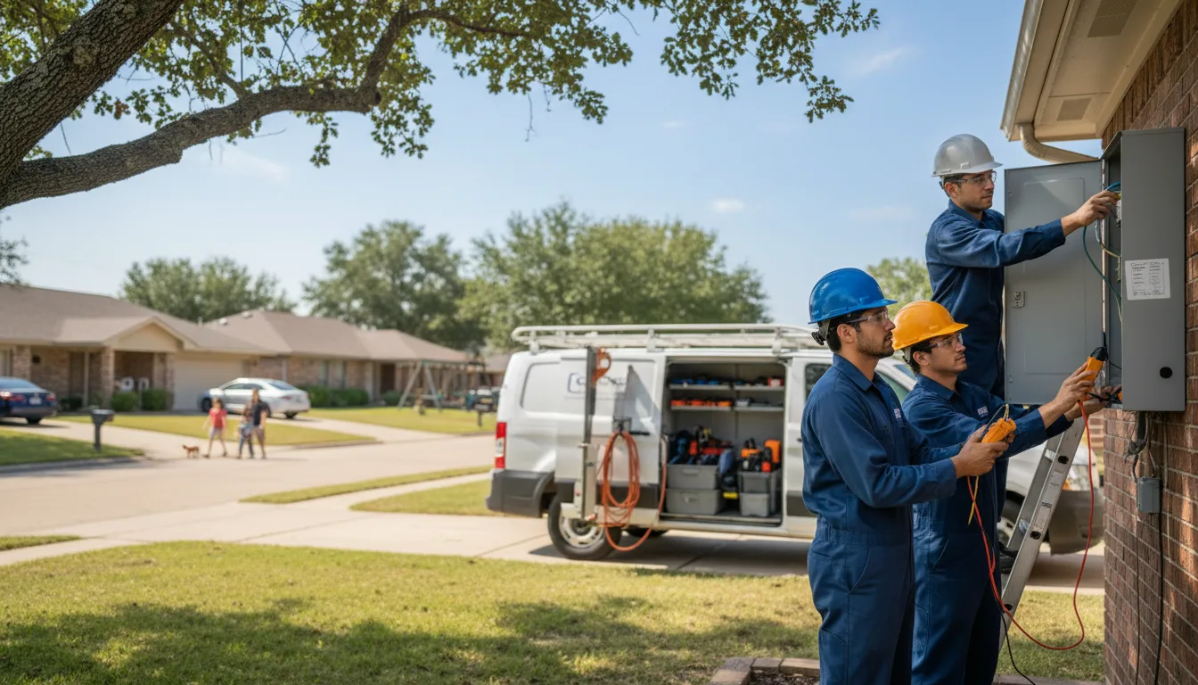 Certified electrician providing emergency electrical services in Lecompton, KS